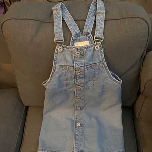 Medium Wash Denim Zara Skirt Overall